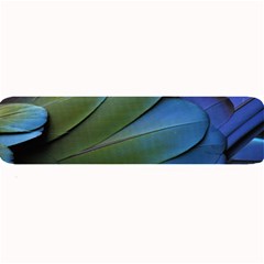 Feather Parrot Colorful Metalic Large Bar Mats by Amaryn4rt