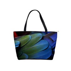 Feather Parrot Colorful Metalic Shoulder Handbags by Amaryn4rt