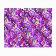 Flowers Abstract Digital Art Small Glasses Cloth by Amaryn4rt