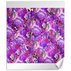 Flowers Abstract Digital Art Canvas 8  X 10  by Amaryn4rt