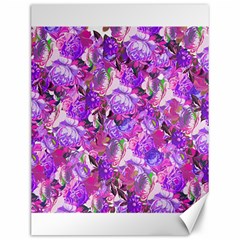 Flowers Abstract Digital Art Canvas 12  X 16   by Amaryn4rt