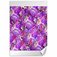 Flowers Abstract Digital Art Canvas 12  X 18   by Amaryn4rt