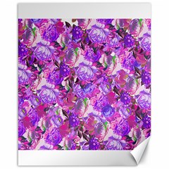 Flowers Abstract Digital Art Canvas 16  X 20   by Amaryn4rt