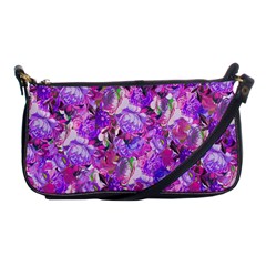 Flowers Abstract Digital Art Shoulder Clutch Bags by Amaryn4rt