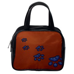 Footprints Paw Animal Track Foot Classic Handbags (one Side) by Amaryn4rt