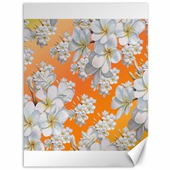 Flowers Background Backdrop Floral Canvas 36  X 48   by Amaryn4rt