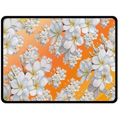 Flowers Background Backdrop Floral Double Sided Fleece Blanket (large)  by Amaryn4rt