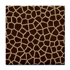 Giraffe Animal Print Skin Fur Tile Coasters