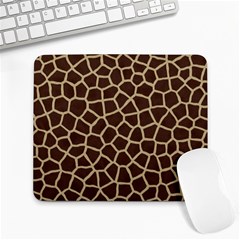 Giraffe Animal Print Skin Fur Large Mousepads