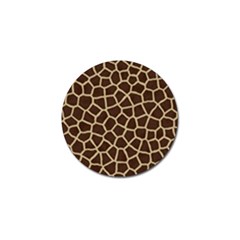 Giraffe Animal Print Skin Fur Golf Ball Marker