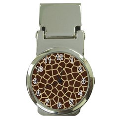 Giraffe Animal Print Skin Fur Money Clip Watches