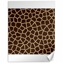 Giraffe Animal Print Skin Fur Canvas 12  X 16   by Amaryn4rt