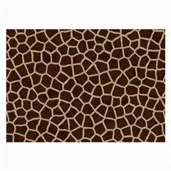 Giraffe Animal Print Skin Fur Large Glasses Cloth