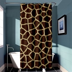 Giraffe Animal Print Skin Fur Shower Curtain 36  x 72  (Stall) 