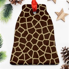 Giraffe Animal Print Skin Fur Ornament (Bell)