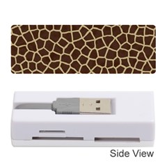 Giraffe Animal Print Skin Fur Memory Card Reader (Stick) 