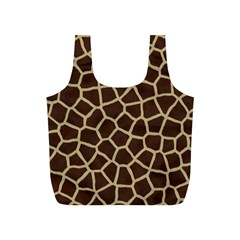 Giraffe Animal Print Skin Fur Full Print Recycle Bags (s)  by Amaryn4rt