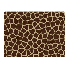 Giraffe Animal Print Skin Fur Double Sided Flano Blanket (Mini) 