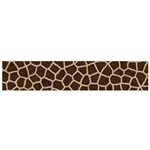 Giraffe Animal Print Skin Fur Flano Scarf (Small) Front