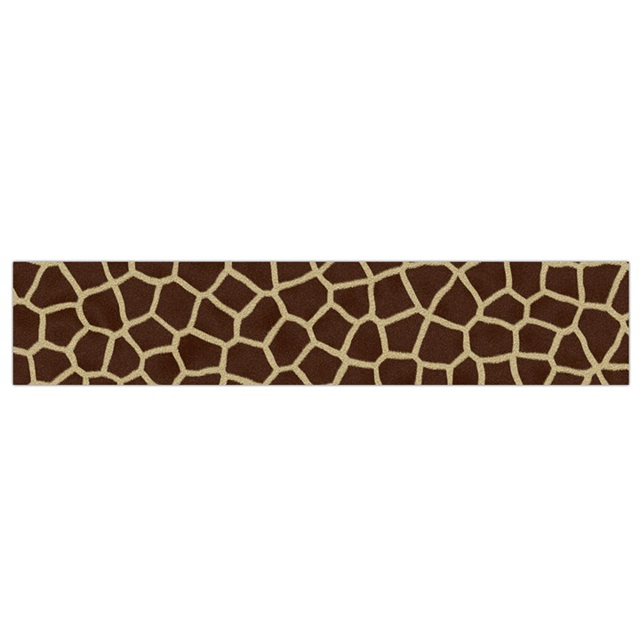 Giraffe Animal Print Skin Fur Flano Scarf (Small)