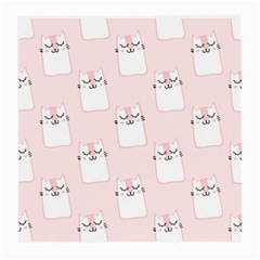 Pattern Cat Pink Cute Sweet Fur Medium Glasses Cloth by Amaryn4rt