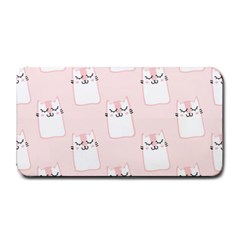 Pattern Cat Pink Cute Sweet Fur Medium Bar Mats by Amaryn4rt