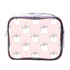 Pattern Cat Pink Cute Sweet Fur Mini Toiletries Bags by Amaryn4rt