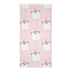 Pattern Cat Pink Cute Sweet Fur Shower Curtain 36  X 72  (stall)  by Amaryn4rt