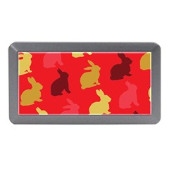 Hare Easter Pattern Animals Memory Card Reader (mini) by Amaryn4rt