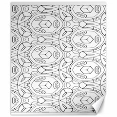 Pattern Silly Coloring Page Cool Canvas 8  X 10  by Amaryn4rt