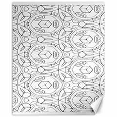 Pattern Silly Coloring Page Cool Canvas 16  X 20   by Amaryn4rt