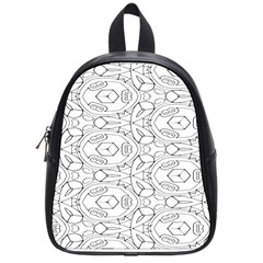 Pattern Silly Coloring Page Cool School Bags (small) 