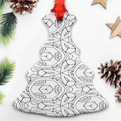 Pattern Silly Coloring Page Cool Christmas Tree Ornament (two Sides) by Amaryn4rt