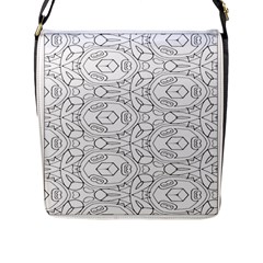 Pattern Silly Coloring Page Cool Flap Messenger Bag (l)  by Amaryn4rt