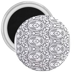 Pattern Silly Coloring Page Cool 3  Magnets by Amaryn4rt