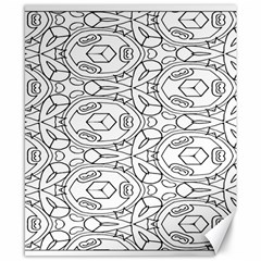 Pattern Silly Coloring Page Cool Canvas 8  X 10  by Amaryn4rt