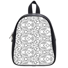 Pattern Silly Coloring Page Cool School Bags (small) 