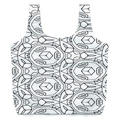 Pattern Silly Coloring Page Cool Full Print Recycle Bags (l)  by Amaryn4rt