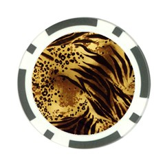 Pattern Tiger Stripes Print Animal Poker Chip Card Guard by Amaryn4rt