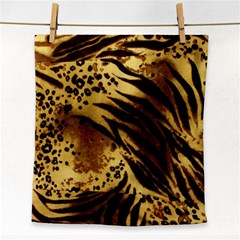 Pattern Tiger Stripes Print Animal Face Towel by Amaryn4rt