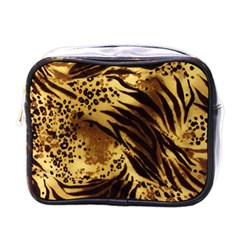 Pattern Tiger Stripes Print Animal Mini Toiletries Bags by Amaryn4rt