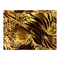 Pattern Tiger Stripes Print Animal Double Sided Flano Blanket (mini)  by Amaryn4rt