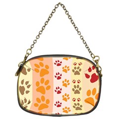 Paw Print Paw Prints Fun Background Chain Purses (two Sides)  by Amaryn4rt