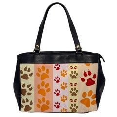 Paw Print Paw Prints Fun Background Office Handbags by Amaryn4rt