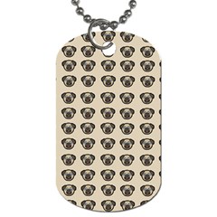 Puppy Dog Pug Pup Graphic Dog Tag (two Sides) by Amaryn4rt