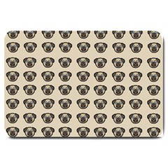 Puppy Dog Pug Pup Graphic Large Doormat  by Amaryn4rt