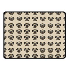 Puppy Dog Pug Pup Graphic Fleece Blanket (small) by Amaryn4rt