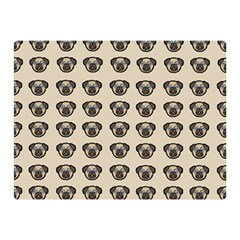 Puppy Dog Pug Pup Graphic Double Sided Flano Blanket (mini)  by Amaryn4rt