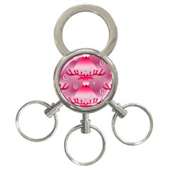 Seamless Repeat Repeating Pattern 3-ring Key Chains by Amaryn4rt