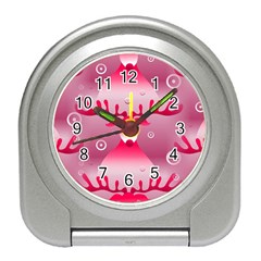 Seamless Repeat Repeating Pattern Travel Alarm Clocks by Amaryn4rt